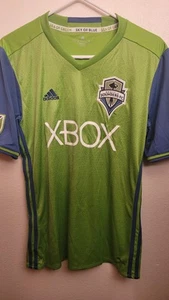 Maglia Adidas MLS Seattle Sounders Team verde alternativa giovanile taglia L - Foto 1 di 3