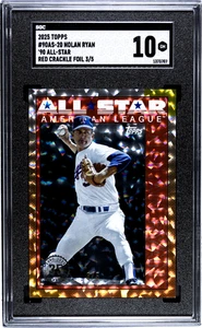 2025 Topps Nolan Ryan Red Crackle 3/5 – SGC 10 GEM MINT – Ultra Rare HOF Legend - Picture 1 of 4