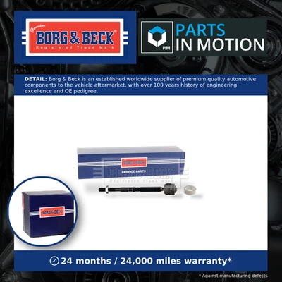 Extremo de rack interior para junta de varilla de amarre RENAULT MEGANE Mk2 2.0 04 a 09 B&B 7701475837 Foto 1 de 4