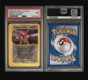 2003 Pokemon Best Of Game Promo Winner #4 Rocket's Scizor PSA 9 MINT - Bild 1 von 1