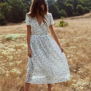 Christy Dawn Sea Spray Floral Ungefüttert The Dawn Midikleid M/L - Bild 1 von 11