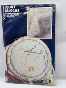 VOGART CRAFTS ~ GANS ~ QUILTBLÖCKE ZUM STICKEN ODER KUGELSCHREIBERMALEREI #8742Q - Bild 1 von 6