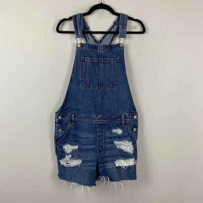 Pantalón corto de mezclilla American Eagle Distressed Tomgirl talla grande Foto 1 de 4