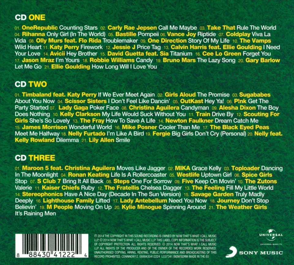 VARIOUS ARTISTS NOW! THAT'S WHAT I CALL FEEL GOOD NEW CD Foto 1 de 1