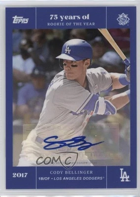 2022 MLB Rookie of the Year 75th Anniversary Sapphire /25 Cody Bellinger Auto - Image 1 of 2