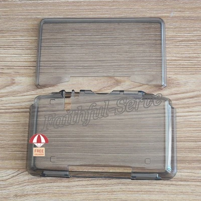 For Nintendo NDS DS Console TPU Silicone Clear Black Case Protective Cover Shell - Image 1 of 4