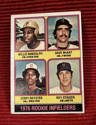 1976 年 Topps - 1976 年新秀 Willie Randolph、Jerry Royster、Dave McKay — 第 1/2 张图片