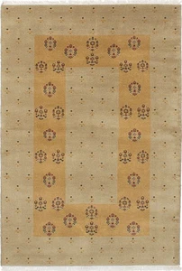 4'0" x 6'0" Hand Knotted Oriental Carpet Traditional Wool Area Rug - Picture 1 of 2