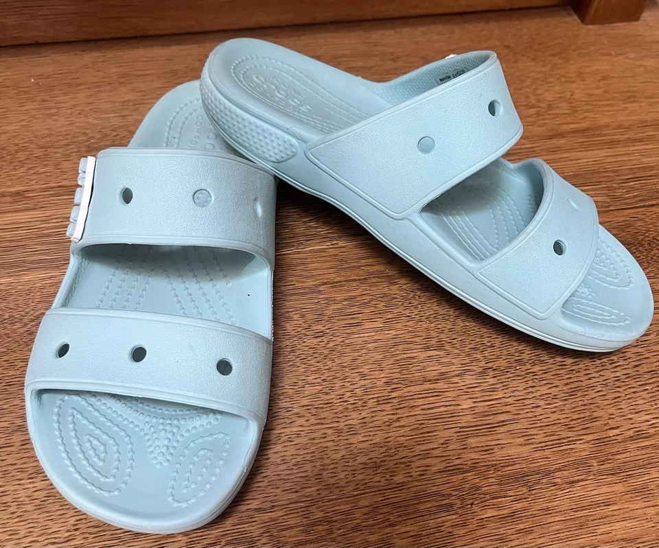 Сандалии-шлепанцы CROCS Classic бирюзовые мужские 7 женские 9 Iconic Crocs комфорт - Изображение 1 из 4