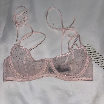 Sujetador para mujer Urban Outfitters 34B sin forro rosa brillante nuevo con etiquetas  Foto 1 de 4