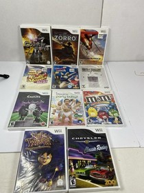 Nintendo Wii Games Lot Of 11 Family Game Night Bundle &ndash; Kid Friendly Resealed