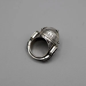 Star Wars Japan offizieller Sterlingsilber Ring R2-D2 JP17 US8,5 OHNE BOX - Bild 1 von 7