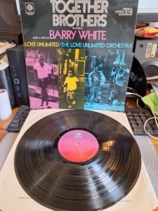 TOGETHER BROTHERS EX/EX PYE LP ALBUM BARRY WHITE LOVE UNLIMITED FUNK SOUNDTRACK - Picture 1 of 4