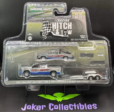 Greenlight Racing Hitch & Tow Raw Chase 2023 Chevrolet Silverado 1500 S-10 Baja - Image 1 of 2
