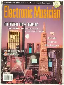 ELECTRONIC MUSICIAN MAGAZINE DIGITAL MIXER INVASION HOT TUBE CONDENSER VERY RARE - Imagen 1 de 1