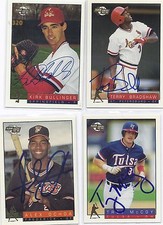 Trey McCoy Signed / Autographed Baseball Card Tulsa 1993 Fleer Excel 