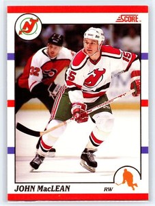 1990 Score American #190 John MacLean  Hockey New Jersey Devils