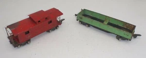 2 Stück American Flyer Train Car - 484 Caboose & 476 Gondola - Bild 1 von 8