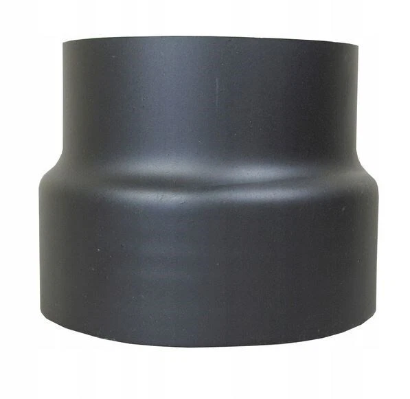 Ofenrohr Reduzierung Erweiterung Kaminrohr Rauchrohr Senotherm Blech 2mm Schwarz - Bild 1 von 1