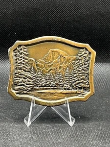 1977 Yosemite National Park Gürtelschnalle Half Dome Indiana Metal Craft - Bild 1 von 2