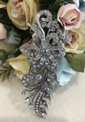 NUEVO peine para el cabello novia boda cristal estrás accesorios para el cabello 6050 Foto 1 de 4