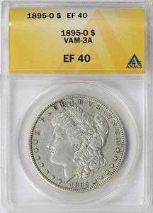 Dólar Morgan 1895-O $1 VAM-3A ANACS EF40 - Imagen 1 de 4