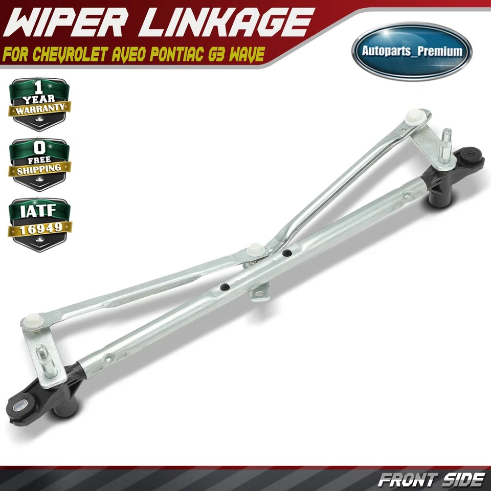 Front Windshield Wiper Transmission Linkage for Chevrolet Aveo Pontiac G3 Wave - Image 1 of 4