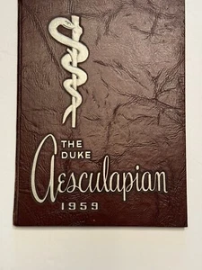 1959 Duke University Annual Yearbook Aesculapian Medical NC  - Picture 1 of 7