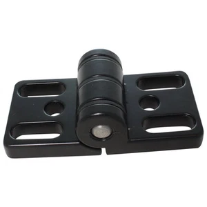 Hinge 8 40 Zn Die Cast Zinc 40 x 80mm - Type I - With Slotted Holes Black - Picture 1 of 1