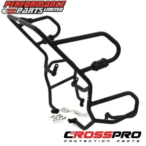 BMW R1200GS 2014 14 CrossPro Gloss Black Aluminium Engine Crash Bars Full Set - Picture 1 of 5