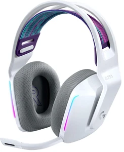 cuffie Logitech G733 LIGHTSPEED, Cuffie Wireless con Microfono Gaming - Bianco - Imagen 1 de 10
