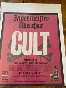 Vintage 2007 The Cult Concert Tour Schedule ad - Picture 1 of 1
