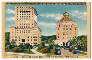 Tribunal y Ayuntamiento del Condado de Buncombe, Asheville, Carolina del Norte - Imagen 1 de 2