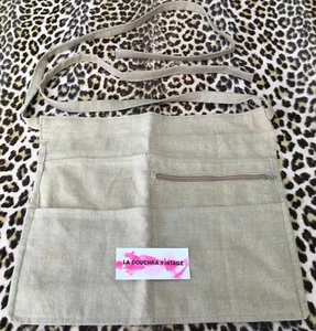 DELANTAL DE CINTURA FRANCÉS AÑOS 50~JARDINERÍA/BARMAN~LINO METIS~HECHO EN FRANCIA~SIN USAR - Imagen 1 de 8