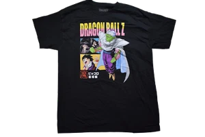 Dragon Ball Z Youth Boys Piccolo Daimao Black Shirt New L, XL - Picture 1 of 5
