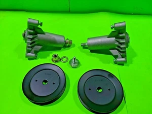 42 INCH REPLACEMENT REBUILD KIT MOWER DECK SPINDLES MANDRELS 130794 PULLEYS 173 - Picture 1 of 6