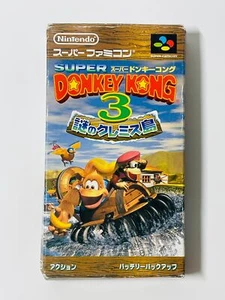 Super Donkey Kong 3 Famicom SNES SFC Nintendo autentico JP 1996 GIOCO spedizione USA - Foto 1 di 16