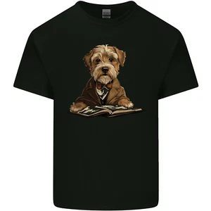 Una Camiseta Para Niños Con Un Perro Leyendo Un Libro - Foto 1 di 17