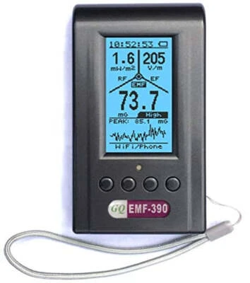 EMF Meter,Advanced GQ EMF-390 Multi-Field Electromagnetic Radiation 3-in-1 - Image 1 of 4