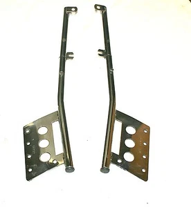 SLIDING BACKREST & LUGGAGE RACK SUPPORT RAILS BRACKETS ( #33-B ) - Picture 1 of 8
