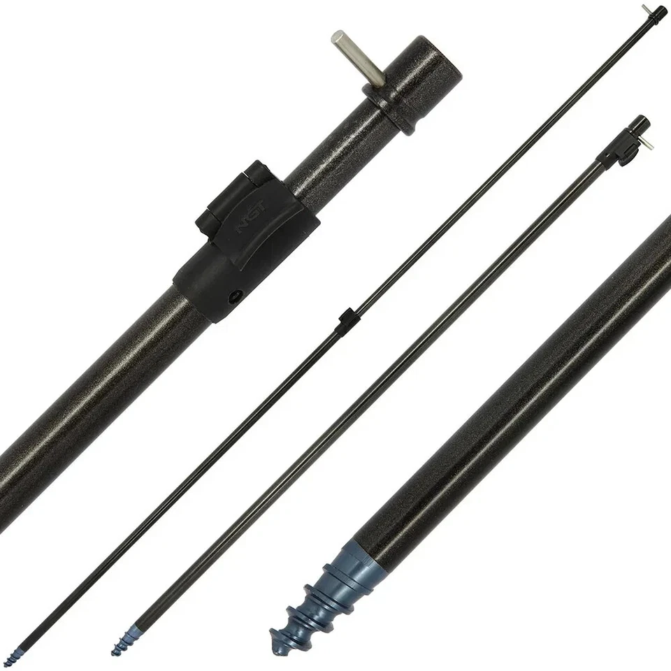 Fishing Storm Poles For Bivvy Umbrella Brolly Brollies NGT 38-70" Extendable x2 - Image 1 of 1