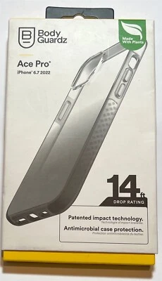 Funda BodyGuardz Ace Pro Gravity para iPhone 15 Plus/iPhone 14 Plus - Negra/Blanca Foto 1 de 3