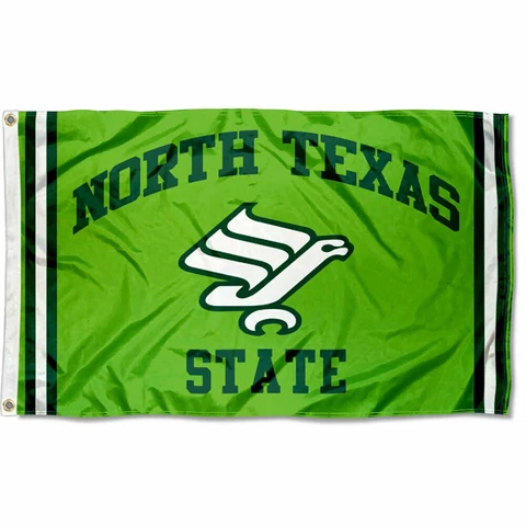 North Texas Mean Green Vintage Retro Throwback Large Outdoor Flag Cover