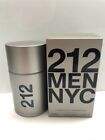 212 Men by Carolina Herrera 1.7 oz/50 ml Eau de Toilette Spray Men, As Imaged