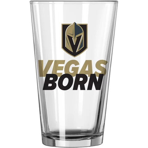 Vegas Golden Knights 16oz. Team Slogan Pint Glass Cover