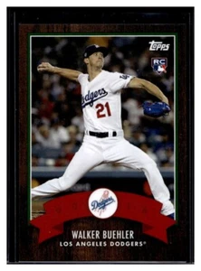 Tarjeta calendario de adviento 2018 Topps #5 Walker Buehler RC SP novato - Imagen 1 de 2