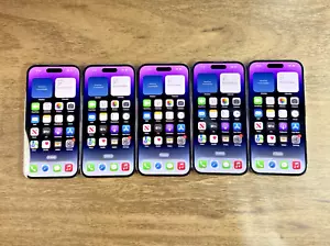 5x Units Wholesale - Apple iPhone 14 Pro 128GB Deep Purple - Factory Unlocked - Picture 1 of 9