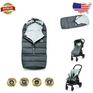 Weather-Resistant Cotton Foot Muff for Standard Strollers - Adjustable Lengths - Picture 1 of 8