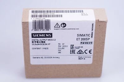 Siemens Simatic S7 Digital Output Module 6ES7132-6BF00-0CA0 OVP, New - Image 1 of 2