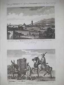 Costume Stalliere/ Morocco/ Barbary// Thomas Banks Original Etching 1790 - Picture 1 of 4
